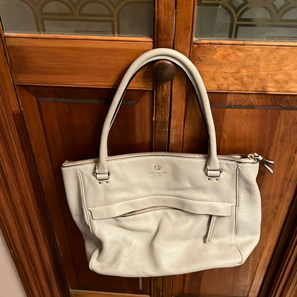 Gray Kate Spade bag